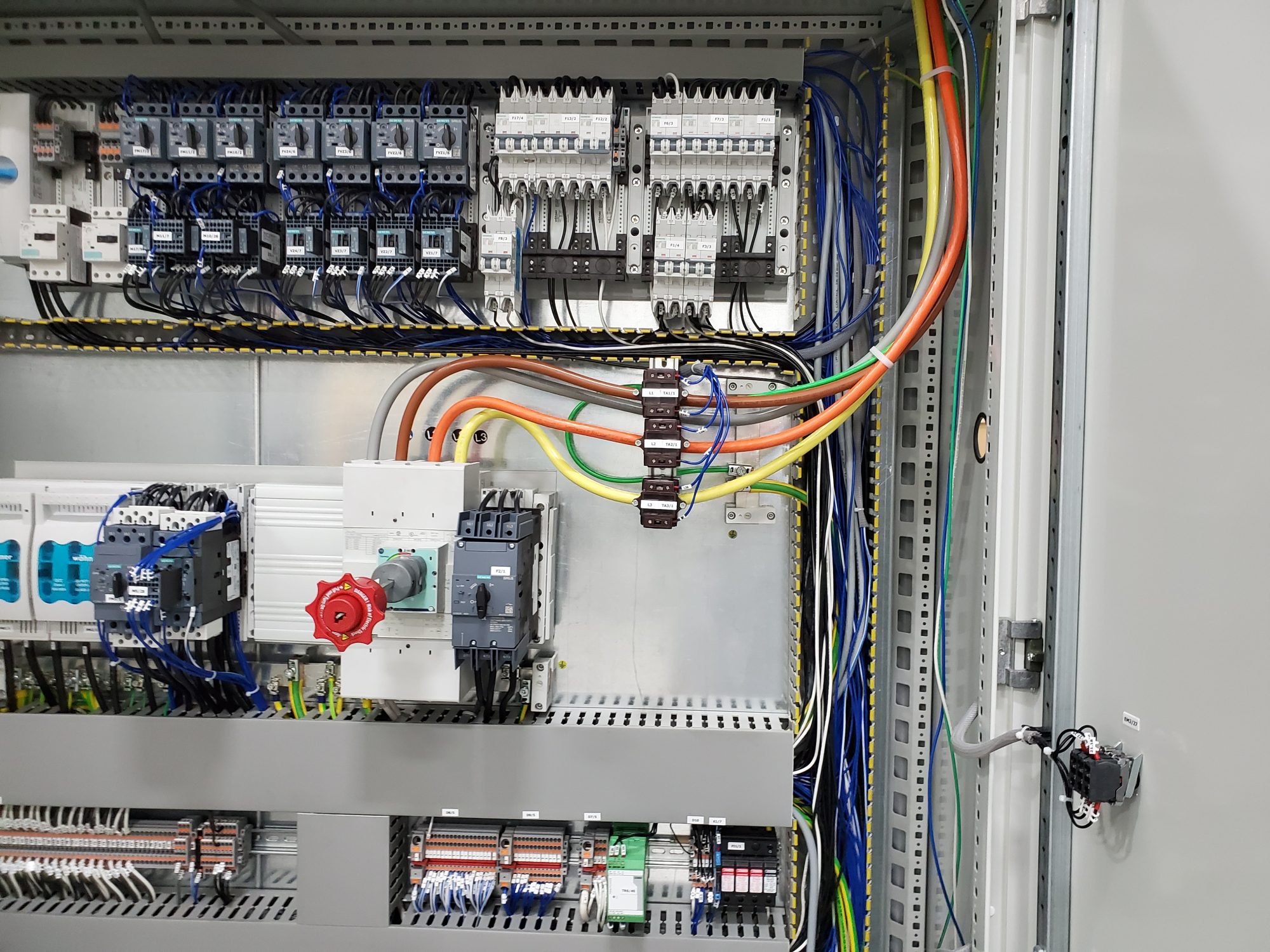 control panel wiring