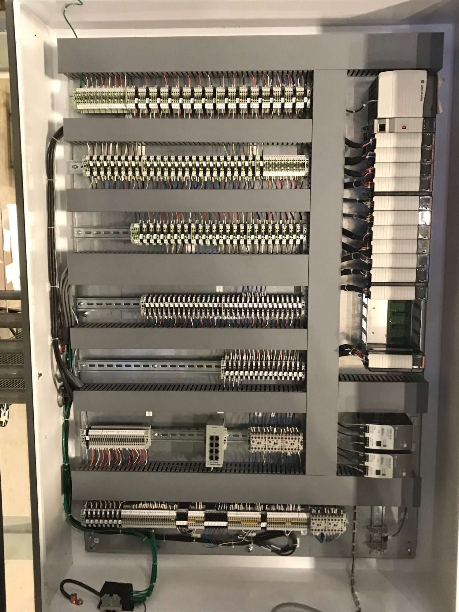 interior of control panel