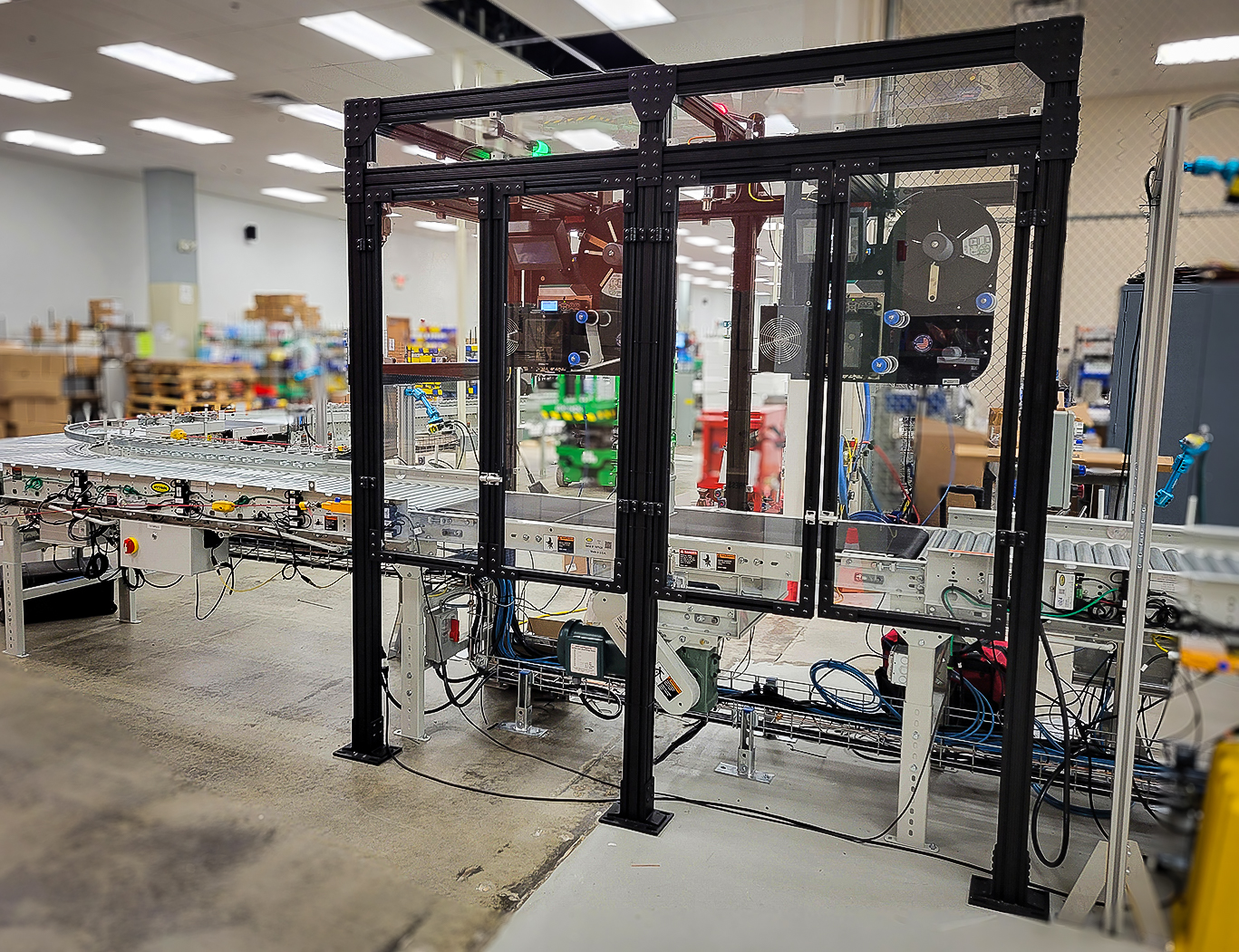 Installation of production line pharmaceutical filling center